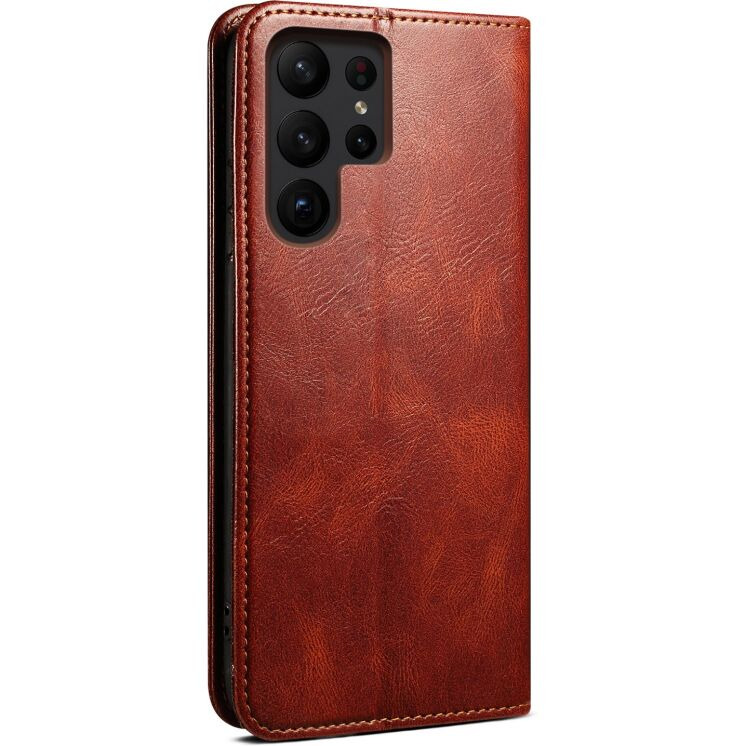 Чехол-книжка с карманами UniCase Leather Wallet для Samsung Galaxy S26 Ultra (S948) - Brown: фото 6 из 8