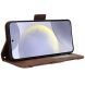 Чехол-книжка с кармашками Deexe Wallet Stand для Samsung Galaxy S26 FE - Brown (412778Z). Фото 6 из 15