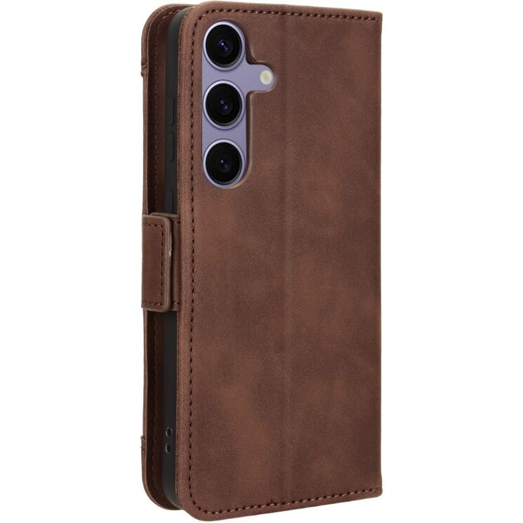 Чехол-книжка с кармашками Deexe Wallet Stand для Samsung Galaxy S26 FE - Brown (412778Z) Чехол-книжка с кармашками Deexe Wallet Stand для Samsung Galaxy S26 FE - Brown: фото 7 из 15