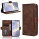 Чехол-книжка с кармашками Deexe Wallet Stand для Samsung Galaxy S26 FE - Brown (412778Z). Фото 8 из 15