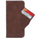 Чехол-книжка с кармашками Deexe Wallet Stand для Samsung Galaxy S26 FE - Brown (412778Z). Фото 3 из 15