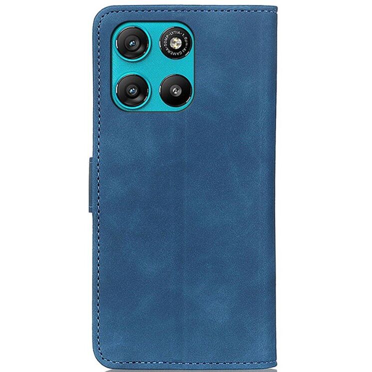 Чохол-книжка з застібкою KHAZNEH Retro Wallet для Motorola Moto G57 Power / G67 Power - Blue: фото 4 з 9