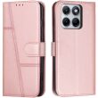Чехол-книжка с застежкой UniCase Jet Cover для Motorola Edge 70 Fusion - Rose Gold (409505RG)
