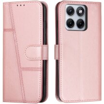 Чехол-книжка с застежкой UniCase Jet Cover для Motorola Edge 70 Fusion - Rose Gold: фото 1 из 10