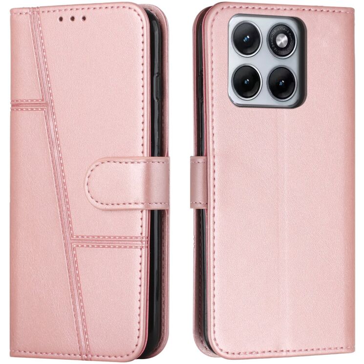Чехол-книжка с застежкой UniCase Jet Cover для Motorola Edge 70 Fusion - Rose Gold (409505RG) Чехол-книжка с застежкой UniCase Jet Cover для Motorola Edge 70 Fusion - Rose Gold: фото 1 из 10