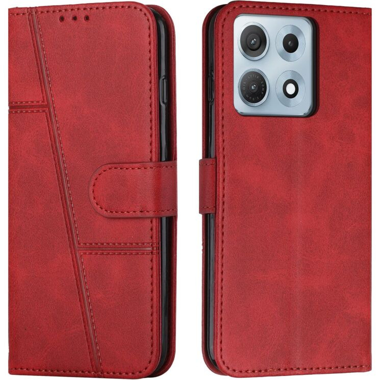 Чехол-книжка с застежкой UniCase Jet Cover для Motorola Edge 70 Max - Red: фото 1 из 10