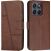 Чохол-книжка з застібкою UniCase Jet Cover для Motorola Edge 70 Pro - Brown: фото 1 з 10