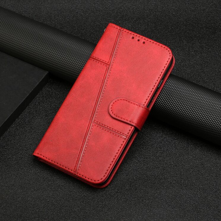 Чехол-книжка с застежкой UniCase Jet Cover для OPPO Reno 15 - Red: фото 5 из 11