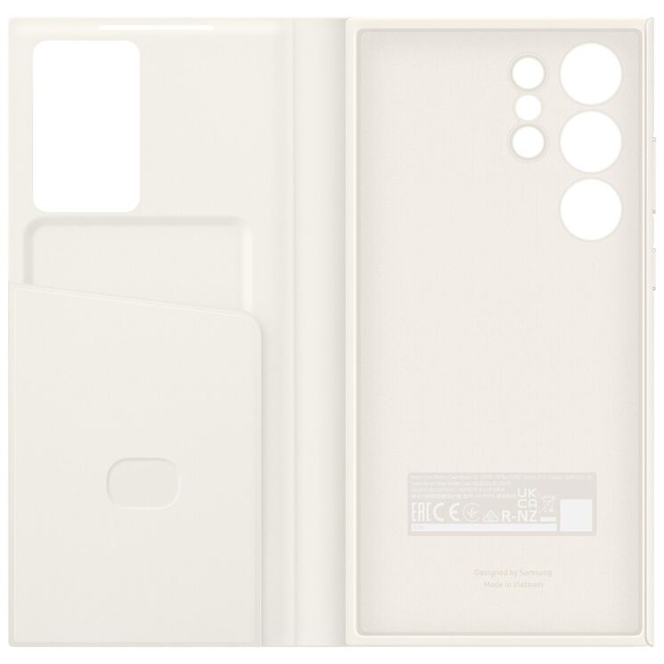 Чехол-книжка Smart View Wallet Case для Samsung Galaxy S23 Ultra (S918) EF-ZS918CUEGRU - Cream: фото 2 из 2