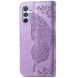 Чехол-книжка UniCase Butterfly Pattern для Samsung Galaxy A56 (A566) - Light Purple (372155LV). Фото 6 из 9