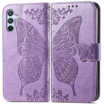 Чехол-книжка UniCase Butterfly Pattern для Samsung Galaxy A56 (A566) - Light Purple: фото 1 из 9