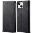 Чехол-книжка UniCase Jeans Wallet для Apple iPhone 15 - Black (329548B)