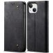 Чехол-книжка UniCase Jeans Wallet для Apple iPhone 15 - Black (329548B). Фото 1 из 7