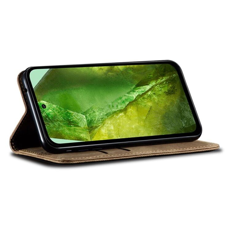 Чохол-книжка UniCase Jeans Wallet для Google Pixel 8A - Khaki: фото 2 з 6