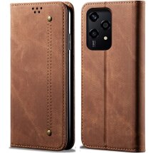 Чехол-книжка UniCase Jeans Wallet для Honor 200 Lite - Coffee: фото 1 из 6