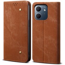 Чохол-книжка UniCase Jeans Wallet для OPPO A5x - Coffee: фото 1 з 7