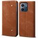 Чохол-книжка UniCase Jeans Wallet для OPPO A5x - Coffee (385702C). Фото 1 з 7