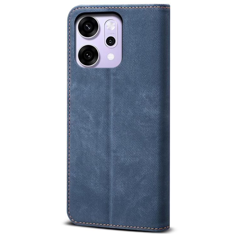 Чохол-книжка UniCase Jeans Wallet для OPPO Reno 14 5G - Blue: фото 6 з 7