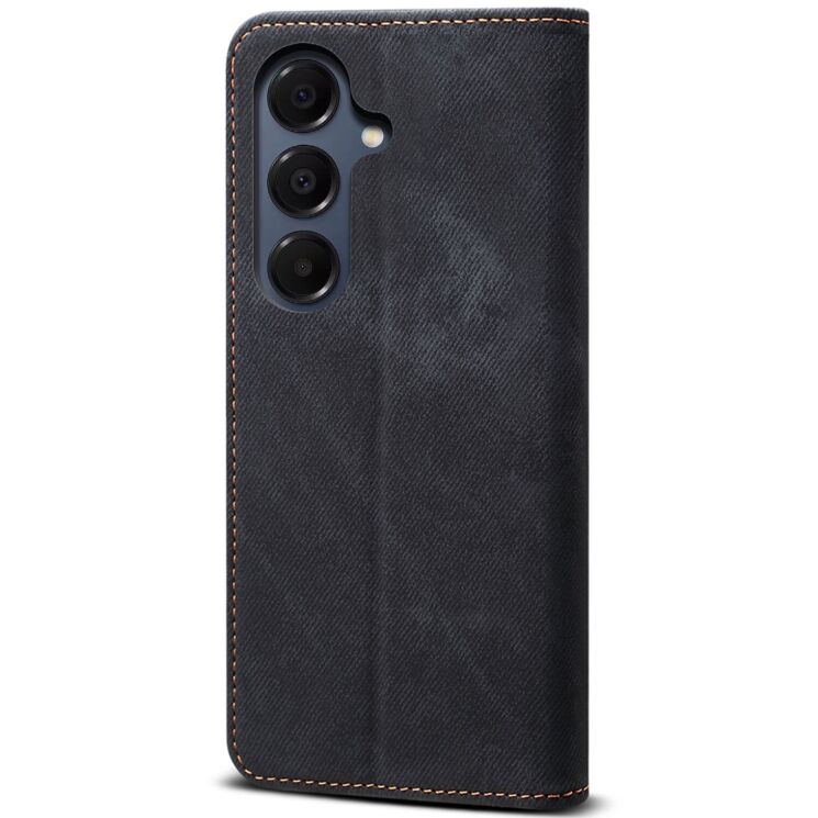 Чехол-книжка UniCase Jeans Wallet для Samsung Galaxy S25 FE (S731) - Black: фото 6 из 7