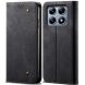 Чехол-книжка UniCase Jeans Wallet для Xiaomi 14T - Black (365743B). Фото 1 из 6