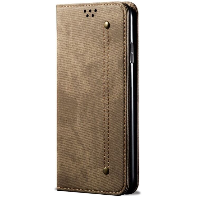 Чехол-книжка UniCase Jeans Wallet для Xiaomi Poco F5 / Redmi Note 12 Turbo - Khaki: фото 5 из 6