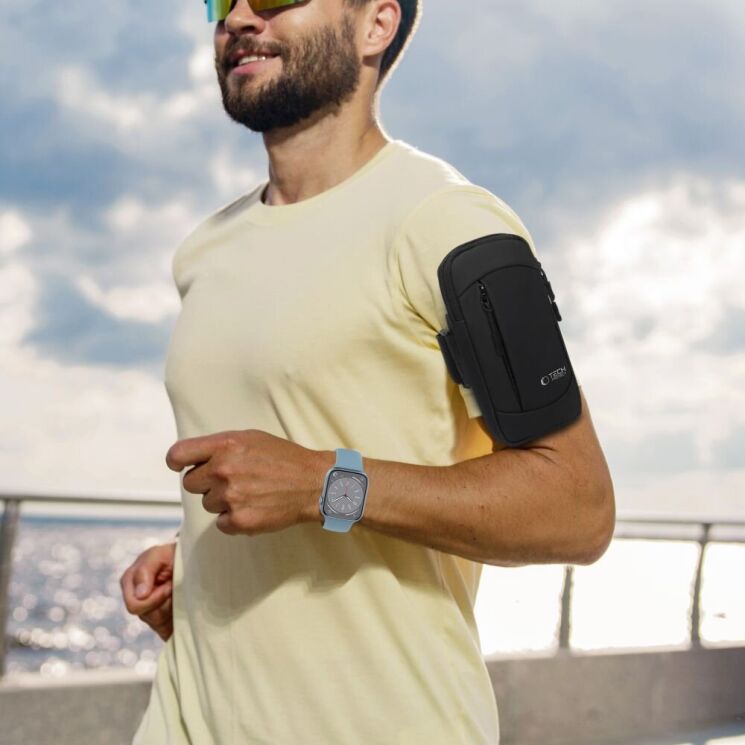 Чехол на руку Tech-Protect M6 Universal Armband (5906302375707) - Black: фото 11 из 11