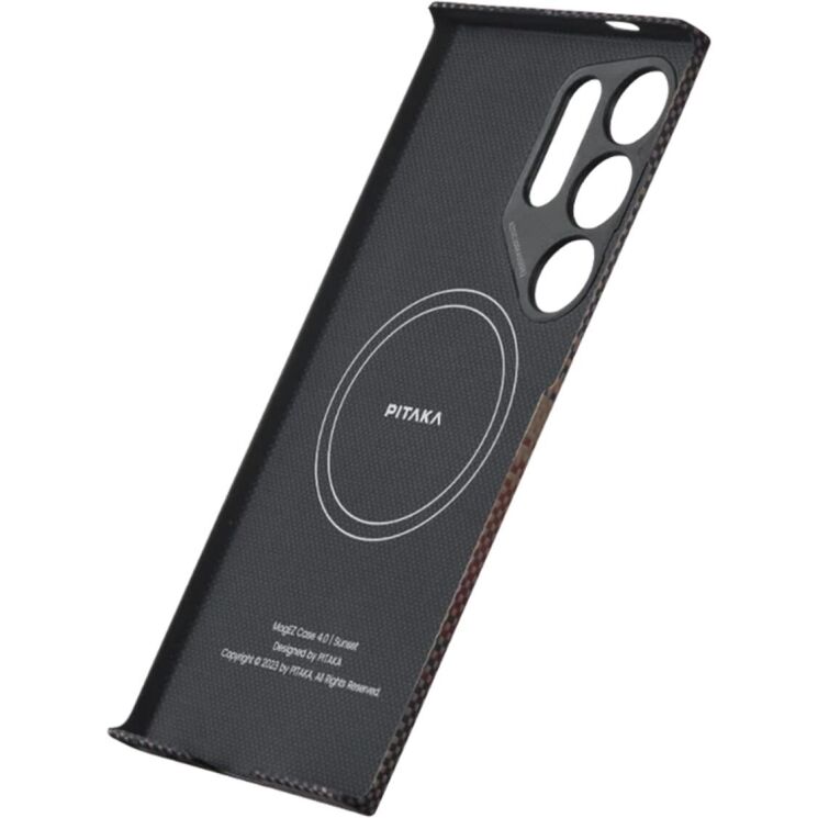 Защитный чехол Pitaka StarPeak MagEZ Case 4 для Samsung Galaxy S24 Ultra (S928) FS2401U - Sunset: фото 4 из 14