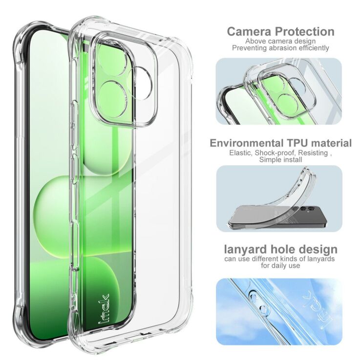 Чехол с усиленными углами IMAK Airbag MAX Case для Honor 600 Lite - Transparent (411810T) Чехол с усиленными углами IMAK Airbag MAX Case для Honor 600 Lite - Transparent: фото 6 из 10