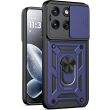 Чохол із захистом камери Deexe Armor Shield для Motorola Edge 70 Fusion - Blue (409513L)
