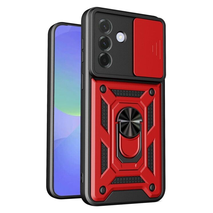 Чехол с защитой камеры Deexe Armor Shield для Samsung Galaxy A27 (A276) - Red (408623R) Чехол с защитой камеры Deexe Armor Shield для Samsung Galaxy A27 (A276) - Red: фото 1 из 9