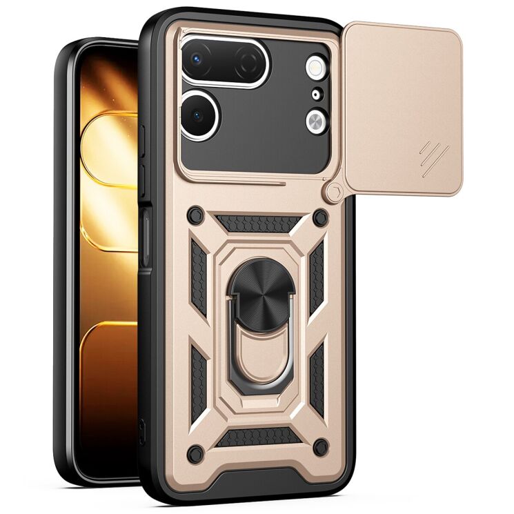 Чохол із захистом камери Deexe Armor Shield для TECNO Spark 50 Pro - Gold (269801F) Чохол із захистом камери Deexe Armor Shield для TECNO Spark 50 Pro - Gold: фото 1 з 9