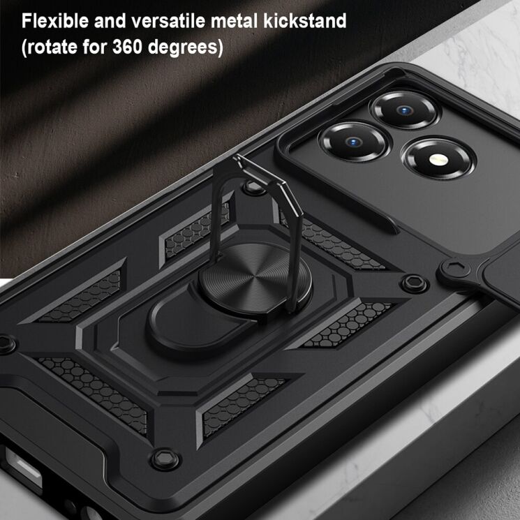 Чохол із захистом камери Deexe Armor Shield для ZTE Blade A36 - Red (402516R) Чохол із захистом камери Deexe Armor Shield для ZTE Blade A36 - Red: фото 8 з 9