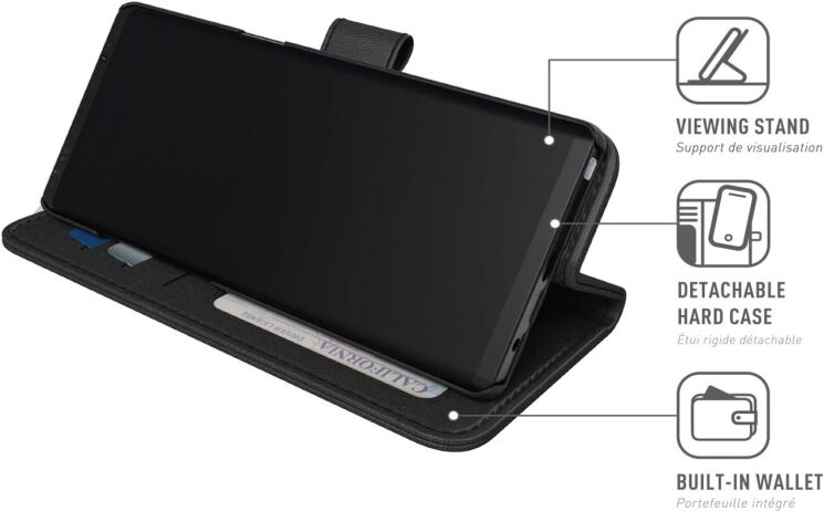 Чехол Skech Polo Book для Samsung Galaxy Note 10 (N970) SK100-PB-BLK - Black: фото 7 из 9