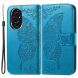 Чехол UniCase Butterfly Pattern для Honor 200 Pro - Blue (362142L). Фото 1 из 7