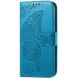 Чехол UniCase Butterfly Pattern для Honor 200 Pro - Blue (362142L). Фото 6 из 7