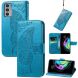 Чохол UniCase Butterfly Pattern для Motorola Edge 20 - Blue (289007L). Фото 1 з 9