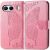 Чохол UniCase Butterfly Pattern для OnePlus Nord 4 - Pink: фото 1 з 5