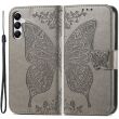 Чехол UniCase Butterfly Pattern для Samsung Galaxy A05s (A057) - Grey (340350H)