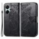 Чехол UniCase Butterfly Pattern для Xiaomi Redmi 13 - Black (358906B). Фото 1 из 7