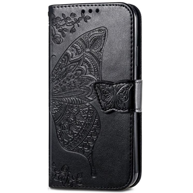 Чехол UniCase Butterfly Pattern для Xiaomi Redmi 13 - Black: фото 6 из 7