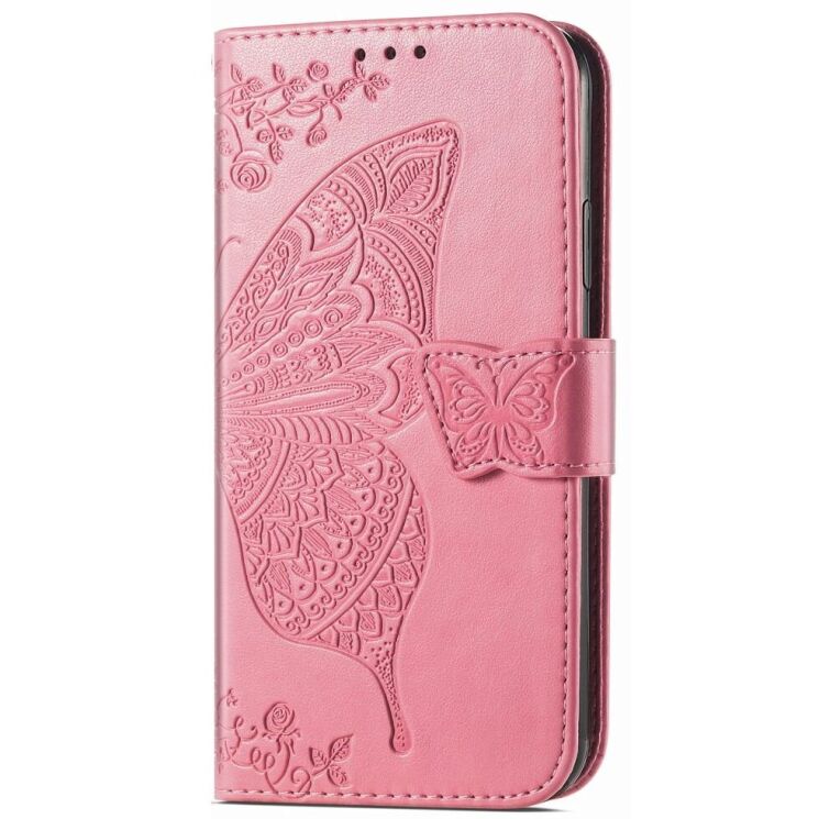Чехол UniCase Butterfly Pattern для Xiaomi Redmi Note 12 - Pink: фото 4 из 9