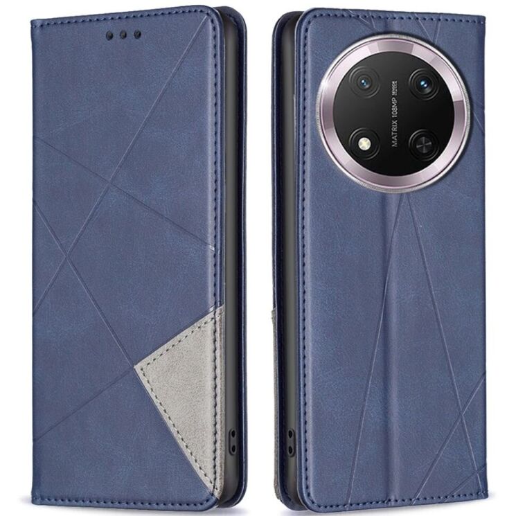 Чехол UniCase Geometric Pattern для Honor Magic 7 Lite - Blue: фото 1 из 8