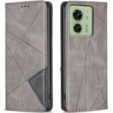 Чохол UniCase Geometric Pattern для Motorola Edge 40 - Grey (335601H)