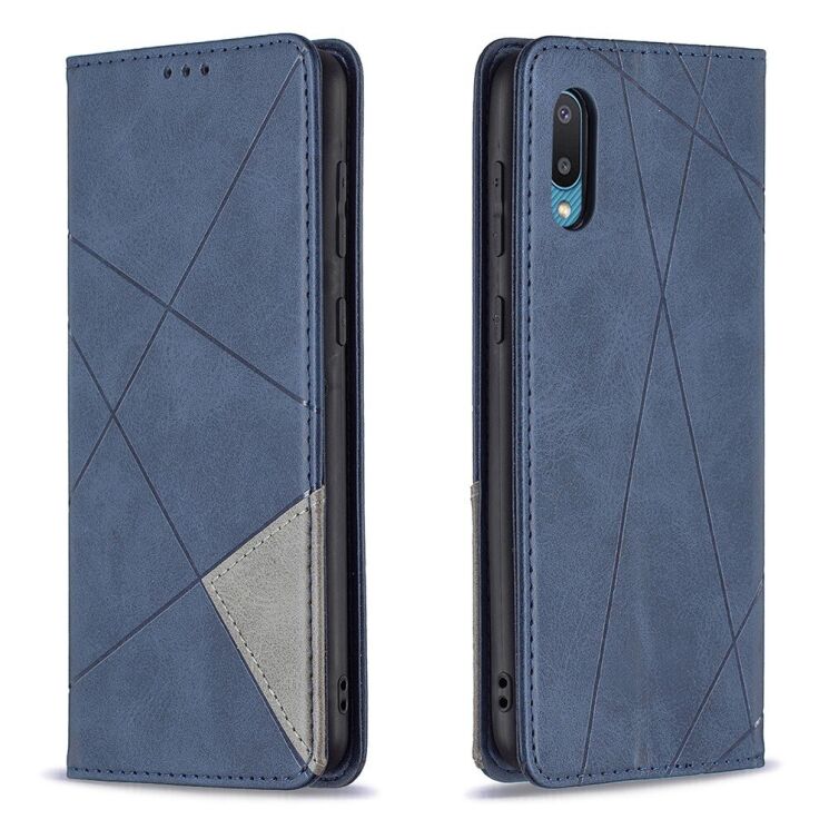 Чехол UniCase Geometric Pattern для Samsung Galaxy A02 (A022) - Blue: фото 2 из 11