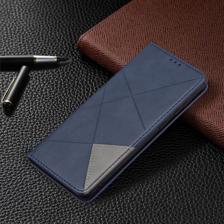 Чехол UniCase Geometric Pattern для Samsung Galaxy A02 (A022) - Blue: фото 5 из 11