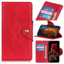 Чохол UniCase Vintage Wallet для Xiaomi Poco M4 Pro 4G - Red: фото 1 з 10