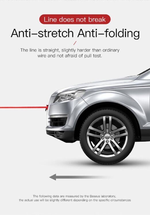 Кабель Baseus Cafule USB to Type-C (3A, 0.5m) CATKLF-A09 - Red: фото 11 з 18