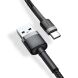 Кабель Baseus Cafule USB to Type-C (3A, 0.5m) CATKLF-AG1 - Black / Gray (895937BH). Фото 4 з 18