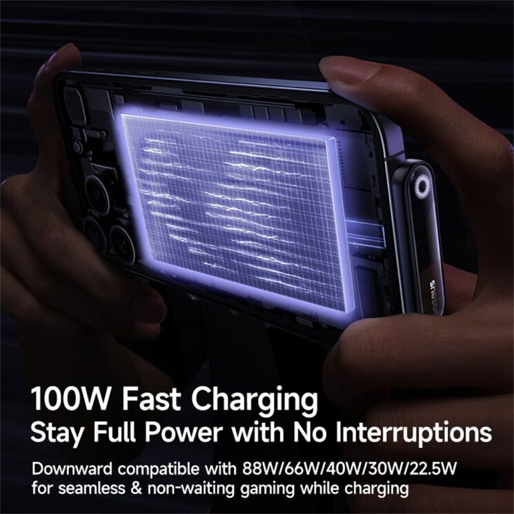 Кабель Baseus MVP3 Type-C to Type-C (100W, 1m) - Black: фото 8 из 11