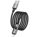 Кабель Hoco U144 USB to Lightning (2.4A, 1.2m) - Black (896454B). Фото 4 из 5
